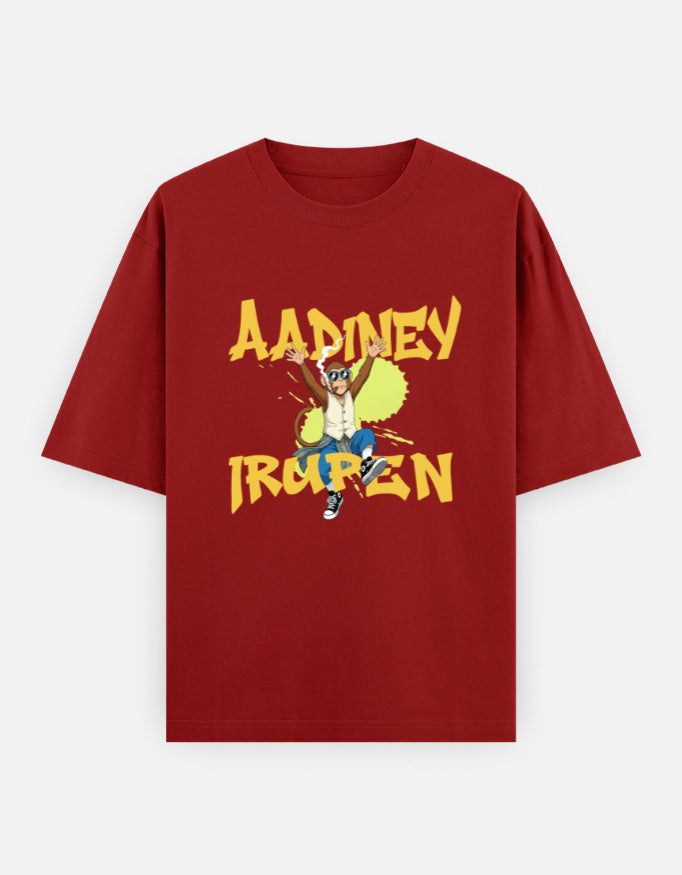 C-Labs Aadiney Irupen Oversized Classic T-Shirt Red Front_1_c_10_1455c100-b2fc-479c-99c3-3fa943edeb7c