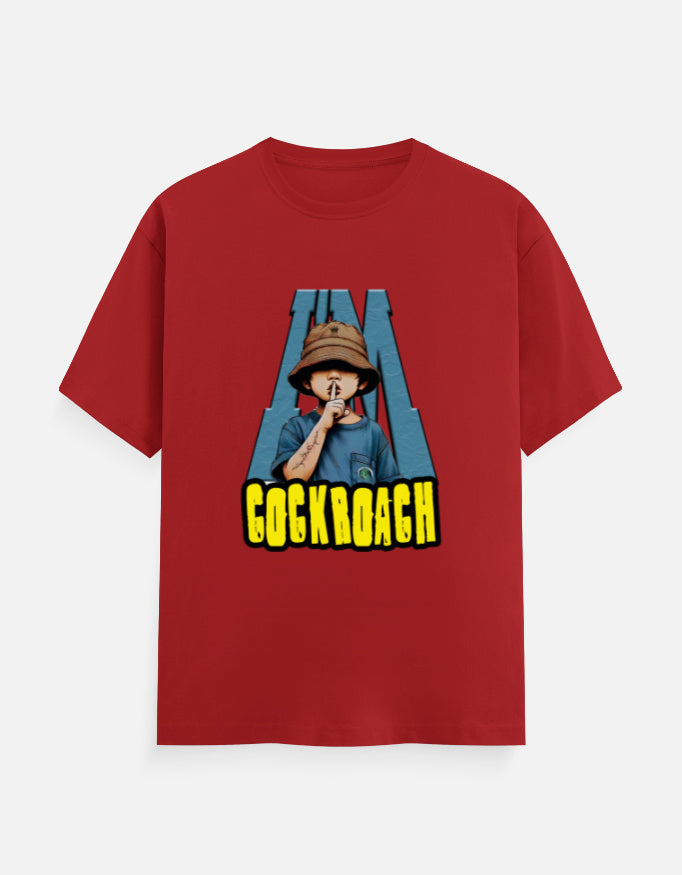 C-Labs I'm Cockroach Classic Crew T-Shirt Red Front_1_c_10_1527568a-f111-4b24-9960-1d0222cac100