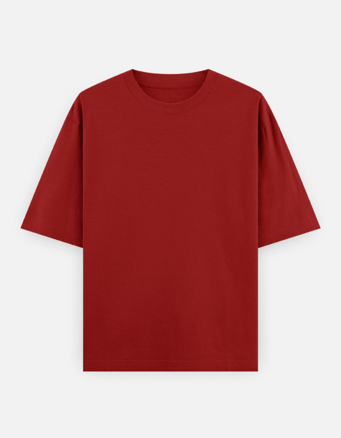 C-Labs C-Standard: Classic Oversized T-Shirt (Dark) Oversized Classic T-Shirt Red Front_1_c_10_199265f1-a6fe-4745-81db-2669f8588de6