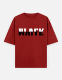 C-Labs Black White Oversized Classic T-Shirt Red Front_1_c_10_19fb1e49-85f9-4772-8afa-746729f066de