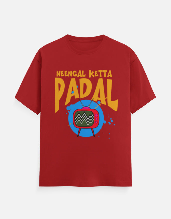 C-Labs Neengal Ketta Padal Classic Crew T-Shirt Red Front_1_c_10_27275515-5f0d-4313-b468-9d739acf6395