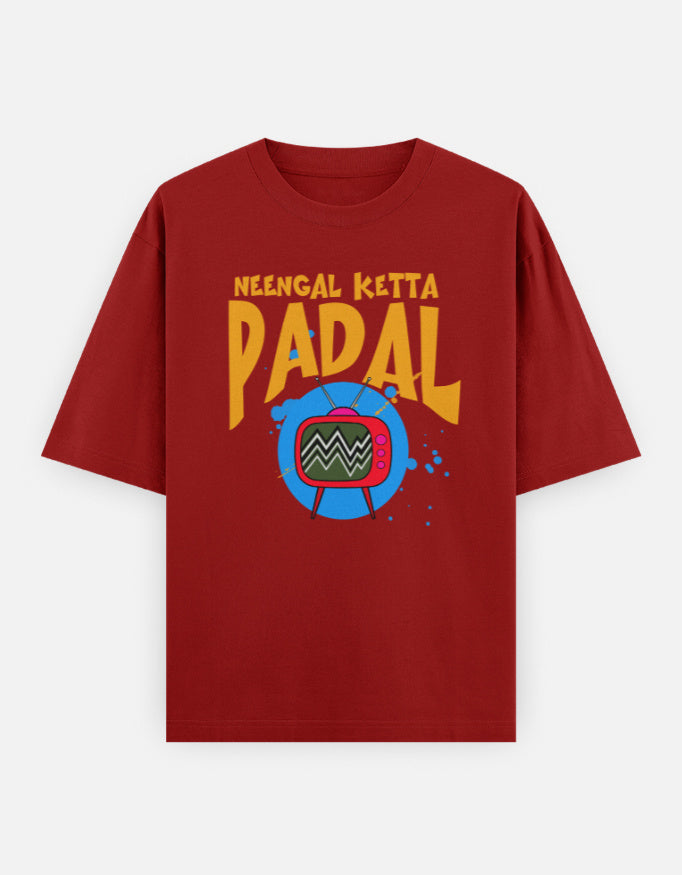 C-Labs Neengal Ketta Padal Oversized Classic T-Shirt Red Front_1_c_10_2cc36f9e-4541-45af-8958-294d1798bea2