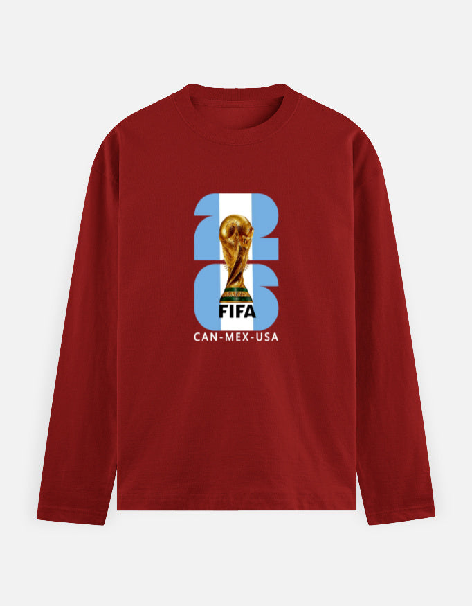 C-Labs Argentina 26 Full Sleeve T-Shirt Red Front_1_c_10_443c24ba-5df6-4223-b53d-9974b7f0f18d