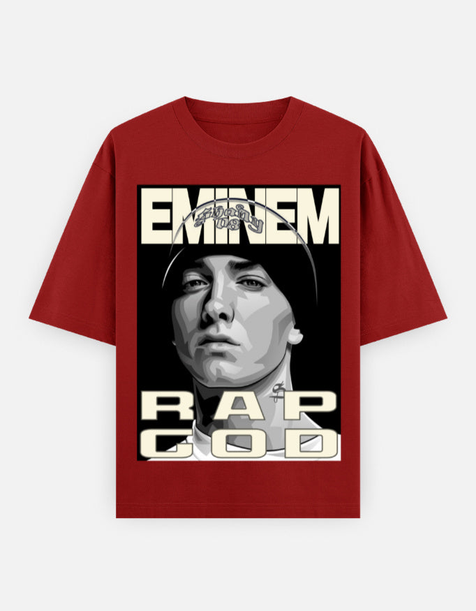 C-Labs Rap God Oversized Classic T-Shirt Red Front_1_c_10_45c6507c-7d23-4372-a5c6-e758d0ef0da1