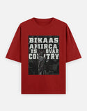 C-Labs Bikaas Amirca Is Ovar Country Oversized Classic T-Shirt Red Front_1_c_10_4dfa3b9e-85be-4975-b4fe-eb13b01b7c17