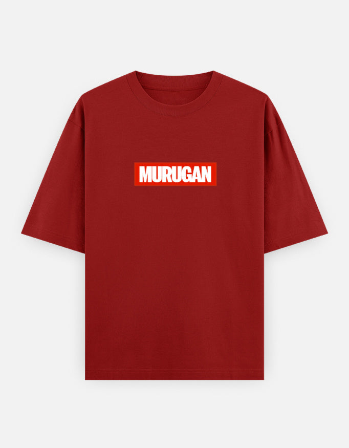 C-Labs Om Murugan Oversized Classic T-Shirt Red Front_1_c_10_57bd77ad-ce83-45a7-abff-87415bbbcc11