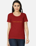 C-Labs I Don't Work Here Women's Classic T-Shirt Red Front_1_c_10_61b89c43-b1a8-418d-8434-461e0dbe2db3