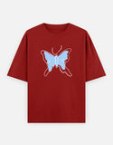 C-Labs Butterfly Oversized Classic T-Shirt Red Front_1_c_10_676a644c-4660-4948-9b20-1d8ebd579279