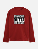 C-Labs Straight Outta Pochinki Full Sleeve T-Shirt Red Front_1_c_10_6df77deb-922d-4a7a-a67a-4201c47370a8