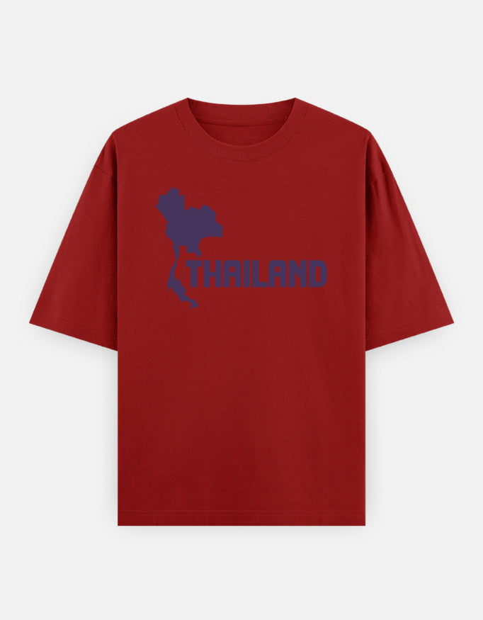 C-Labs Thailand Land of Smiles Oversized Classic T-Shirt Red Front_1_c_10_6e776850-c0d6-4a26-9e12-64c640a56869