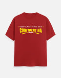 C-Labs Confident-ah Irunda Classic Crew T-Shirt Red Front_1_c_10_6fbf5f1e-b0f7-4a7f-acd2-9d93f74e83f5
