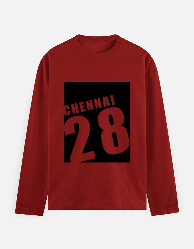 C-Labs Chennai 28 Full Sleeve T-Shirt Red Front_1_c_10_715430ee-c0e2-45fd-ab3a-16b06ce18aa9