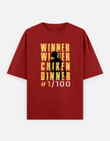 C-Labs WINNER WINNER CHICKEN DINNER Oversized Classic T-Shirt Red Front_1_c_10_7f0e2f39-312d-4235-a478-f0e36ce279f8