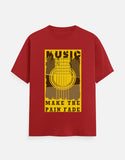 C-Labs Music Make The Pain Fade Classic Crew T-Shirt Red Front_1_c_10_7fa20f02-e5d1-401d-91a2-735afa51498a