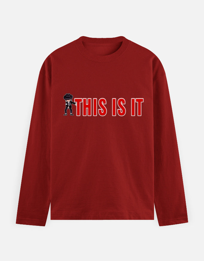 C-Labs This Is It Full Sleeve T-Shirt Red Front_1_c_10_804046ca-b10b-47ae-b60d-e4c9e86b2763