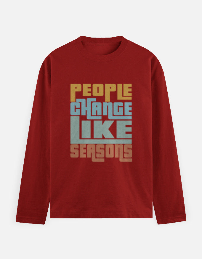 C-Labs People Change Like Seasons Full Sleeve T-Shirt Red Front_1_c_10_81fcf0ff-0ced-495e-9cfc-d8f6572b2aac