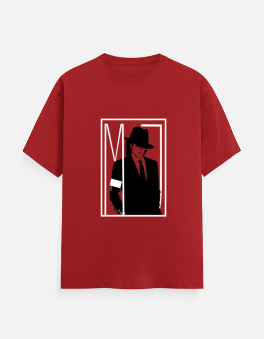 C-Labs Michael Jackson Classic Crew T-Shirt Red Front_1_c_10_82b01ba0-d9af-4098-9d7e-6d3a7cc9cce5
