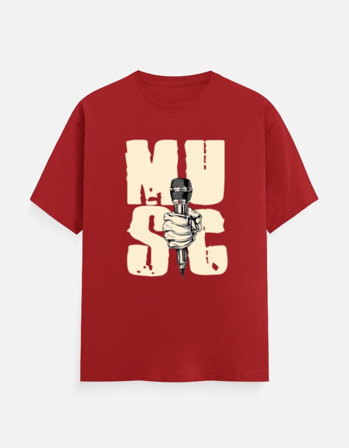 C-Labs Music Classic Crew T-Shirt Red Front_1_c_10_859c9b72-efe6-48cd-aa5e-2d4c1dc5b91c