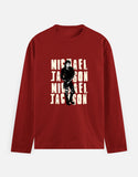 C-Labs Michael Jackson Full Sleeve T-Shirt Red Front_1_c_10_870a1c31-f759-4506-beee-51d39915a756