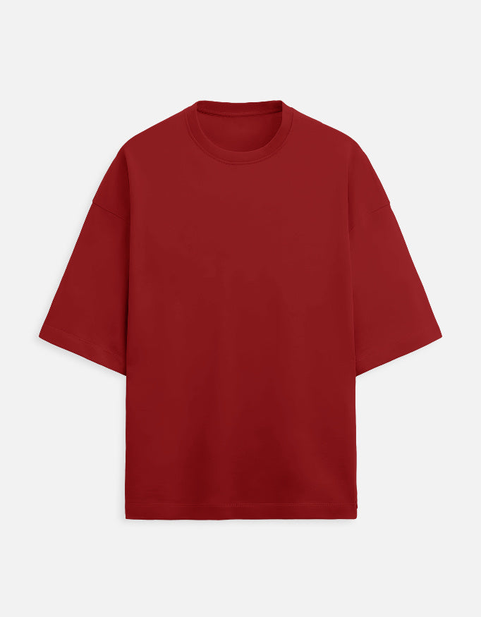 C-Labs C-Standard: Terry Oversized Tee Terry Oversized Tee Red Front_1_c_10_8ab8c15c-f448-438c-bf8a-52464f8ab300