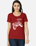 C-Labs Let's Play Women's Classic T-Shirt Red Front_1_c_10_90c7dbe5-a694-4b26-9f3b-281ff1b32e8f