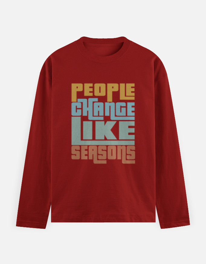 C-Labs People Change Like Seasons Full Sleeve T-Shirt Red Front_1_c_10_9459f1a0-24bf-4a54-9e2f-10198be45b46