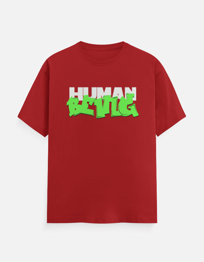C-Labs Human Being Classic Crew T-Shirt Red Front_1_c_10_9598dd32-bc0a-4dfc-994d-67222366deb6