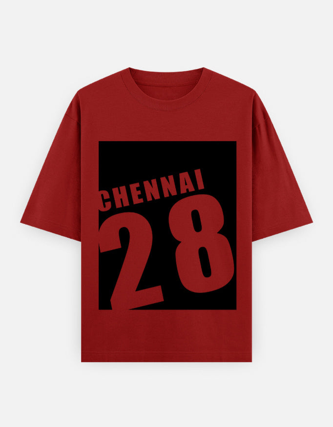 C-Labs Chennai 28 Oversized Classic T-Shirt Red Front_1_c_10_9691042a-a7c5-4e20-a753-2d726abc0ef8