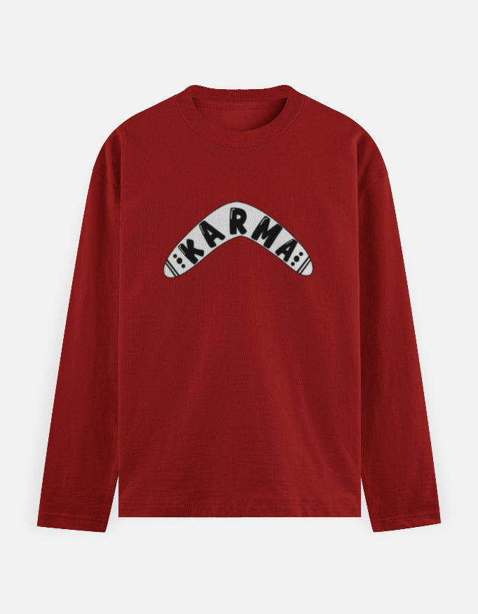 C-Labs Karma Full Sleeve T-Shirt Red Front_1_c_10_9c0511de-68bc-4280-a427-4ea9623ade39