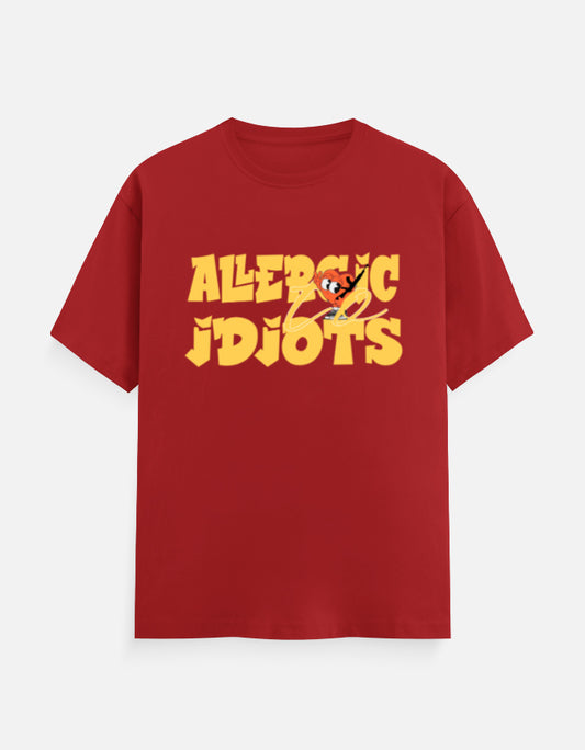 C-Labs Allergic to Idiots Classic Crew T-Shirt Red Front_1_c_10_a5cae80e-aa8a-47f2-9675-c6218c5880e1