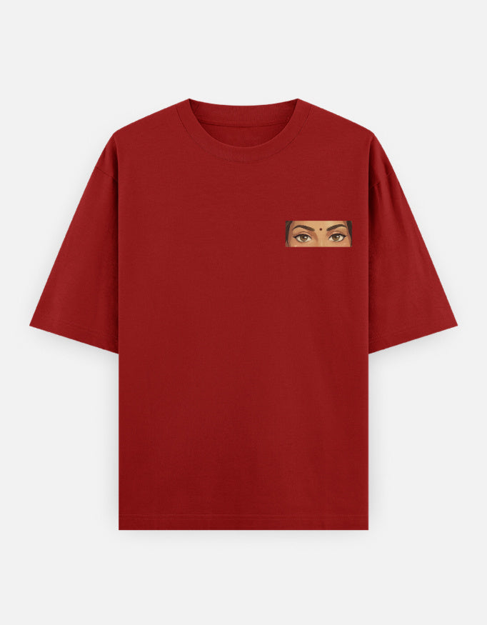 C-Labs Siluku Oversized Classic T-Shirt Red Front_1_c_10_a9937e11-41be-431f-9658-81703a22c236