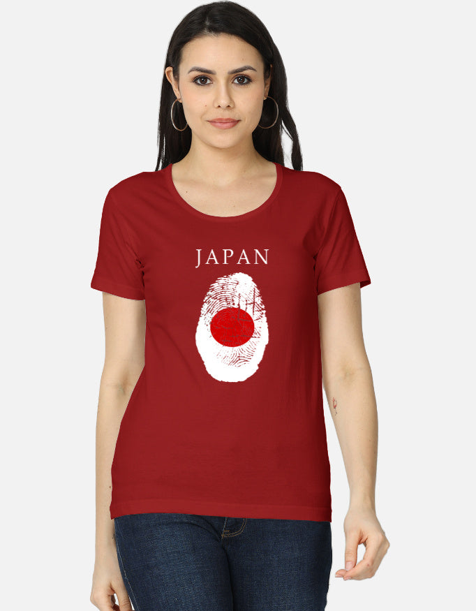 C-Labs Japan Women's Classic T-Shirt Red Front_1_c_10_aafcc52b-e400-4d6d-ac94-7d979c51b710