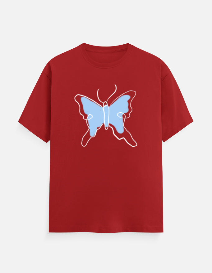 C-Labs Butterfly Classic Crew T-Shirt Red Front_1_c_10_ac0d9938-85bf-45fe-a945-da2288ad5c25