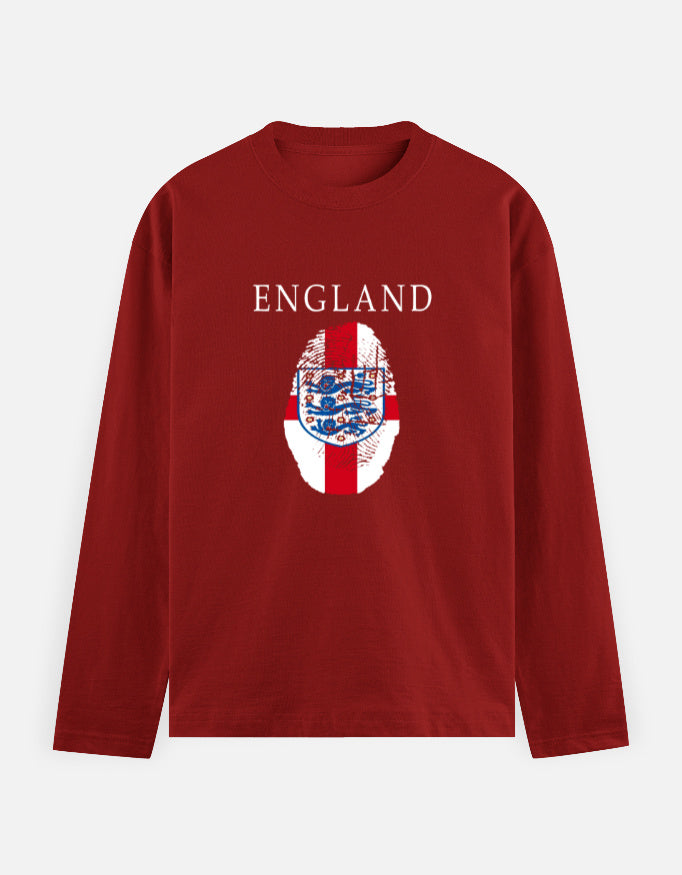 C-Labs England Full Sleeve T-Shirt Red Front_1_c_10_afdbd6a4-b85d-4c9f-a963-39dfa5609955