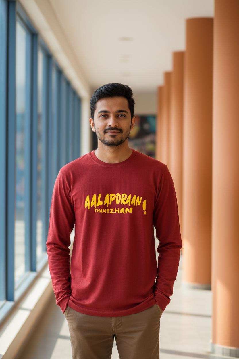 C-Labs Aalaporan Tamizhan Full Sleeve T-Shirt Front_1_c_10_b30319fe-dc74-498e-aac2-b416cf49a970