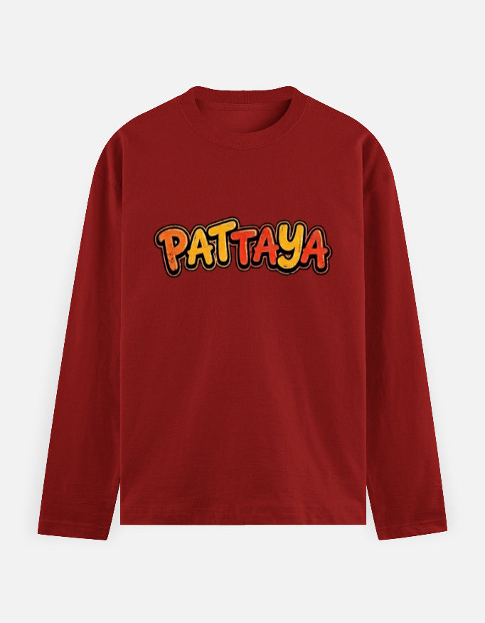 C-Labs Pattaya Full Sleeve T-Shirt Red Front_1_c_10_b5739bf8-073c-4f96-84c5-55ea3a7eef7f