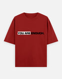 C-Labs You Are Enough Oversized Classic T-Shirt Red Front_1_c_10_b7aea2d5-95dd-46fc-b8ad-c62381e71dbb