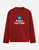 C-Labs Verified Nala Paiyan Full Sleeve T-Shirt Red Front_1_c_10_c20a1bfd-fbe9-4265-9ec8-48174ed0b392