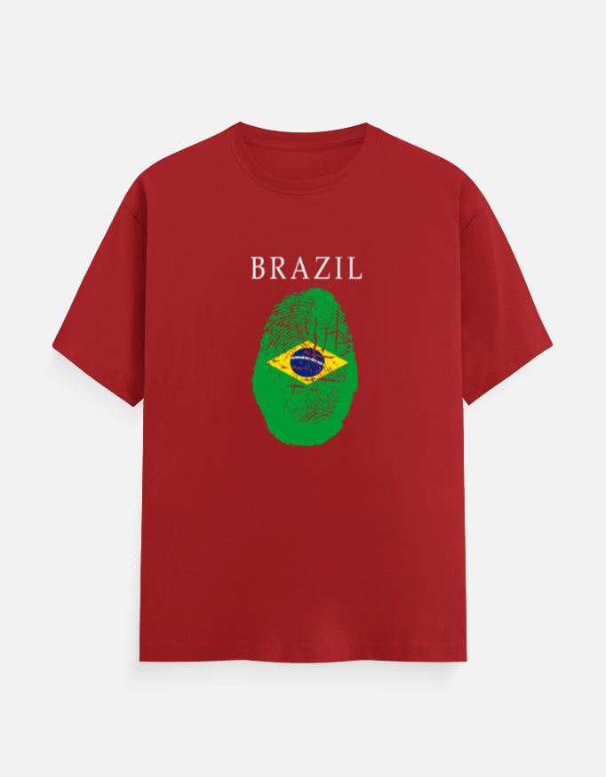 C-Labs Brazil Classic Crew T-Shirt Red Front_1_c_10_cb6a88d1-0b0c-4cb2-8ec3-42e65dd07881