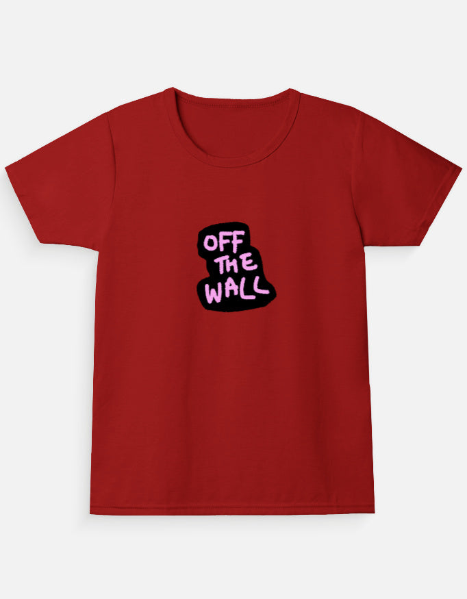 C-Labs Off The Wall Girl Classic Crew T-Shirt Red Front_1_c_10_cbb18124-6d1d-4db2-be05-924c20f2c03b