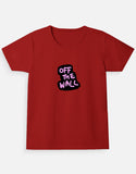 C-Labs Off The Wall Girl Classic Crew T-Shirt Red Front_1_c_10_cbb18124-6d1d-4db2-be05-924c20f2c03b