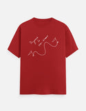 C-Labs Progress is non linear Classic Crew T-Shirt Red Front_1_c_10_cff3d604-3f3c-4323-8f29-7e4641576217