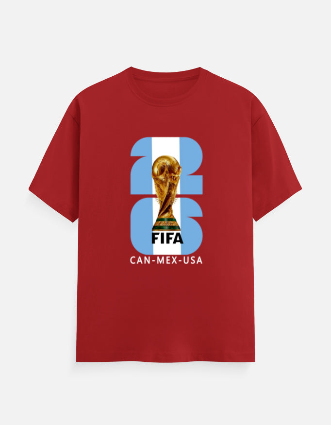 C-Labs Argentina 26 Classic Crew T-Shirt Red Front_1_c_10_d091e72a-ed3f-4017-a361-70462c83c108
