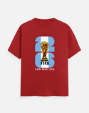 C-Labs Argentina 26 Classic Crew T-Shirt Red Front_1_c_10_d091e72a-ed3f-4017-a361-70462c83c108
