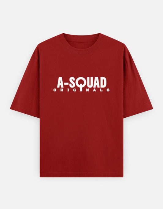 C-Labs A-Squad Oversized Classic T-Shirt Red Front_1_c_10_d77dd740-4a71-4c77-a49f-4d3d2e658991