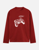 C-Labs Let's Play Full Sleeve T-Shirt Red Front_1_c_10_db5884be-01bd-4c78-ba8b-149096cb8032