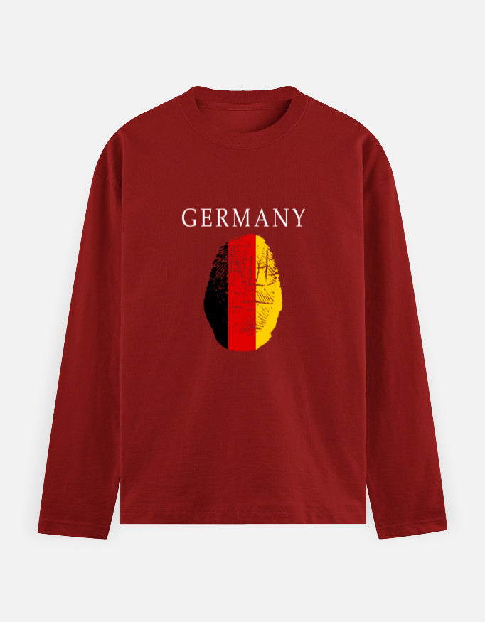 C-Labs Germany Full Sleeve T-Shirt Red Front_1_c_10_dc1bca4c-74a0-4987-9103-909ae0c29168