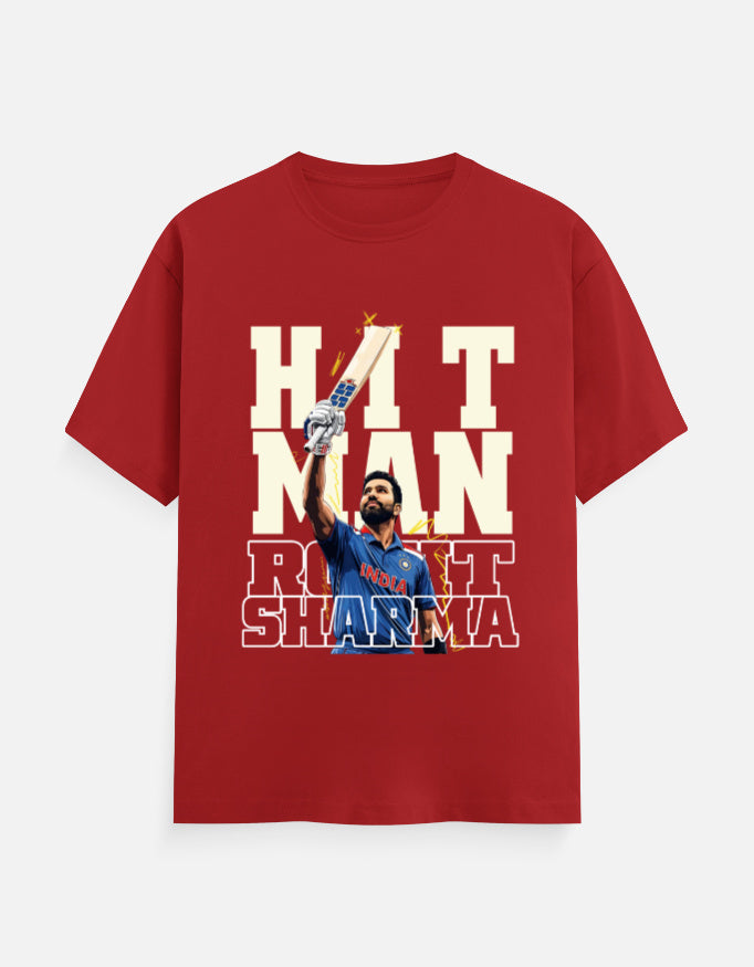 C-Labs Hit Man Rohit Sharma Classic Crew T-Shirt Red Front_1_c_10_e82fe232-e925-4fd3-becb-0f18cec09799