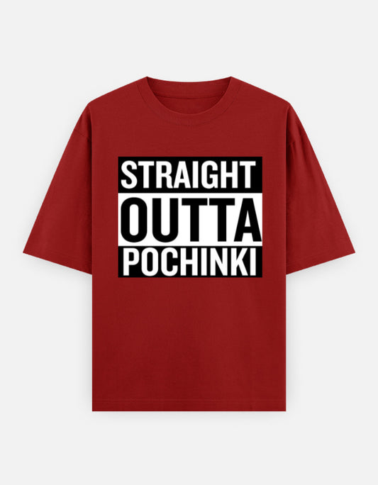 C-Labs Straight Outta Pochinki Oversized Classic T-Shirt Red Front_1_c_10_efc24ff5-8e8e-4211-b1f1-354533bf7870