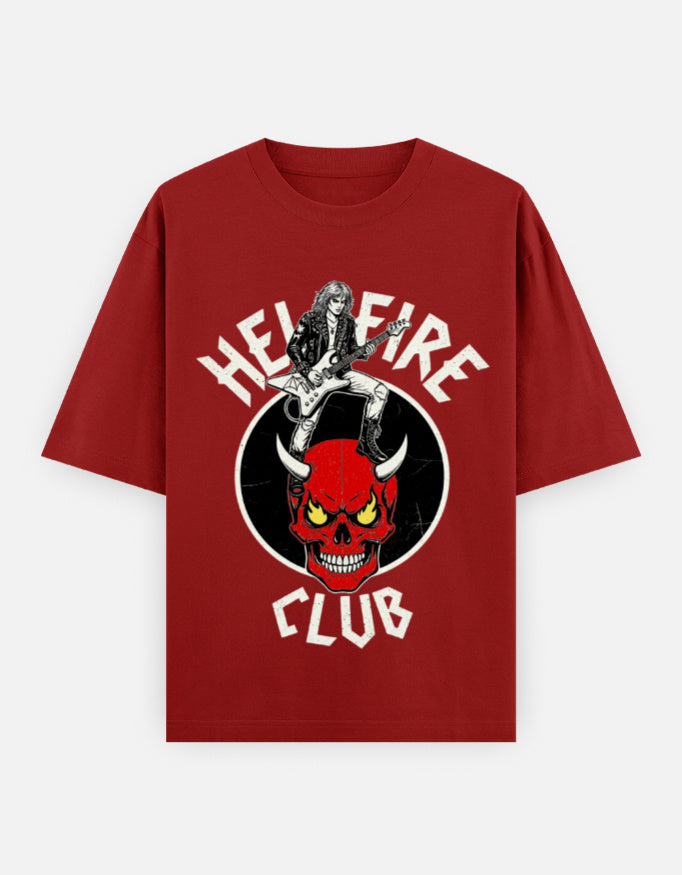 C-Labs Hellfire Oversized Classic T-Shirt Red Front_1_c_10_f038d657-e815-4220-80ce-477c309d96c2